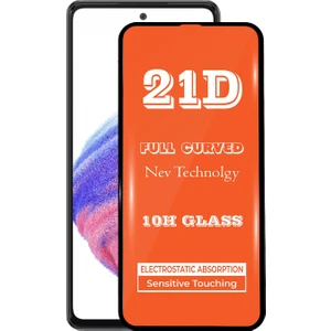 Kzy Samsung Galaxy A53 Tam Kaplayan 21D Temperli Ekran Koruyucu Cam