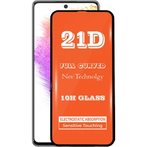 Kzy Samsung Galaxy A73 Tam Kaplayan 21D Temperli Ekran Koruyucu Cam