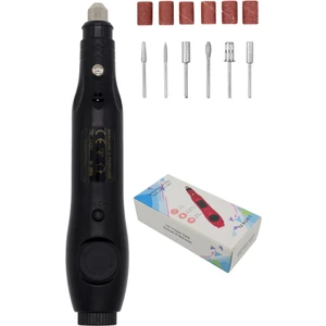 Beauty Box Güçlü Tırnak Törpü Seti Yeni Trend Usb'li Üstün Tasarım Nail Drill Nail Art Siyah Renk