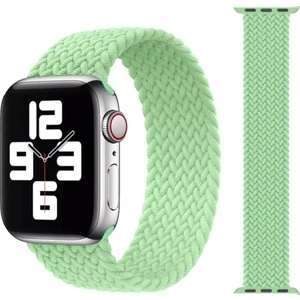 Apple Watch Uyumlu ( 42/44/45 Mm) Örgülü Esnek Solo Döngü Kordon