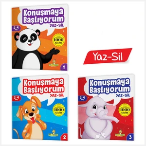 Yükselen Zeka Mucit Karınca Konuşmaya Başlıyorum Serisi Yaz-Sil Kitaplar