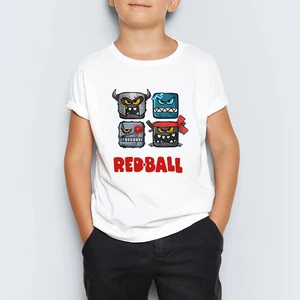 Red Ball 4 Crazy Kırmızı Top Redball Çocuk Tişört Mr-02