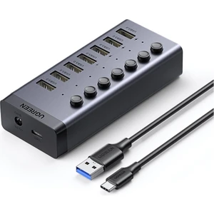 7 Portlu USB 3.0 Hub Çoklayıcı ve Şarj Istasyonu