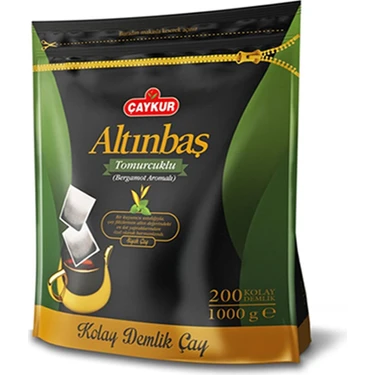 Çaykur Altınbaş Tomurcuklu Bergamot Aromalı Demlik Poşet Çay 5 gr 200