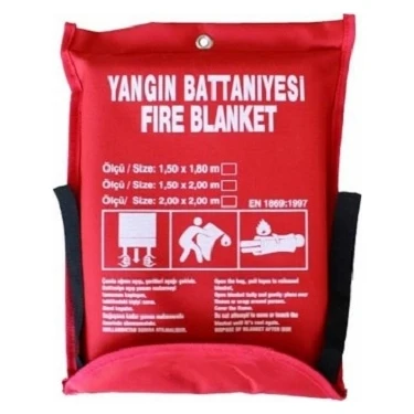 Fıre Blanket Yangın Battaniyesi 150 x 180