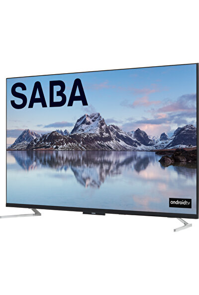 Saba SB55F351 55" 139 Ekran Uydu Alıcılı 4K Ultra HD Android LED TV