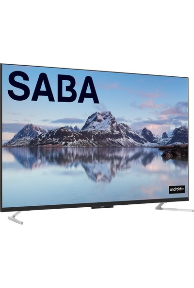 Saba SB50F352 50'" 127 Ekran Uydu Alıcılı 4K Ultra HD Android LED TV