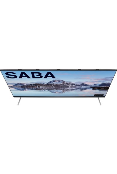Saba SB58F350 Frameless 58" 147 Ekran Uydu Alıcılı 4K Ultra HD Android Smart LED TV