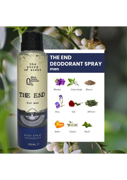 The End Edt Erkek Parfüm 100 ml ve Deodorant 150 ml