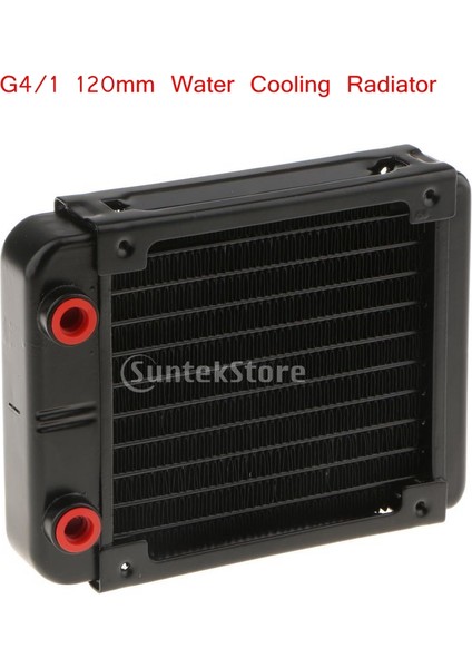 120MM Bilgisayar Pc Su Soğutma Radyatörü 120MM Fanlar G1 / 4 "10 Borular Dizüstü (Yurt Dışından)