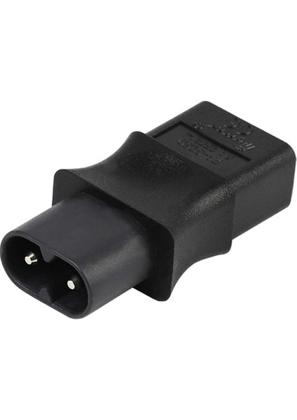 Iec 320 C8 Erkek Fiş C9 2 Pin Kadın Connecter Adaptörü 6A / 250V (Yurt Dışından)