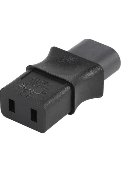 Iec 320 C8 Erkek Fiş C9 2 Pin Kadın Connecter Adaptörü 6A / 250V (Yurt Dışından)
