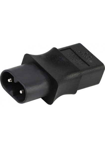 Iec 320 C8 Erkek Fiş C9 2 Pin Kadın Connecter Adaptörü 6A / 250V (Yurt Dışından)