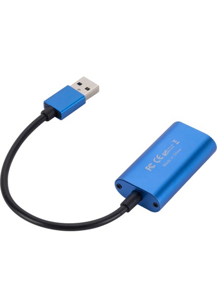 USB Video Yakalama Kartı HDMI 1080P 60Hz HDMI Yakalama Cihazı Canlı Akış (Yurt Dışından)