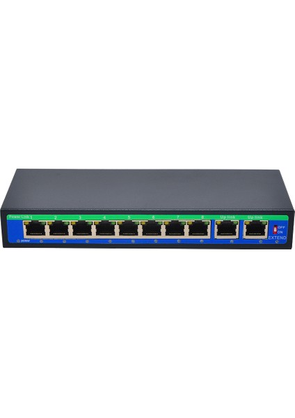 8 + 1 Bağlantı Noktası Poe Switch 802.3AF / Cctv Ip Kamera Için Ethernet Üzerinde Güç (Yurt Dışından)