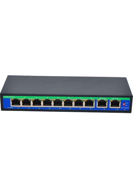 8 + 1 Bağlantı Noktası Poe Switch 802.3AF / Cctv Ip Kamera Için Ethernet Üzerinde Güç (Yurt Dışından)