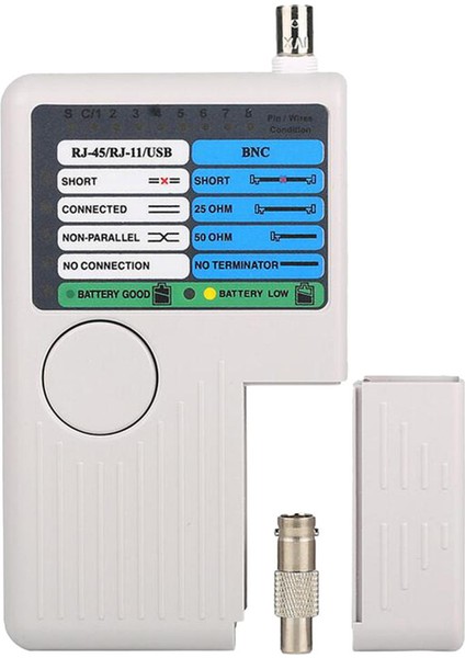 Pro Ağ Kablosu Tester Metre / RJ11 / USB / Bnc Cat5 Cat6 Tel Test Cihazı (Yurt Dışından)