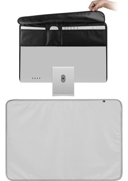 Monitör Toz Kapağı Hd Durumda Uyumlu Imac Pc Bilgisayar Uzay Gri Için Uyum (Yurt Dışından) indirimleri
