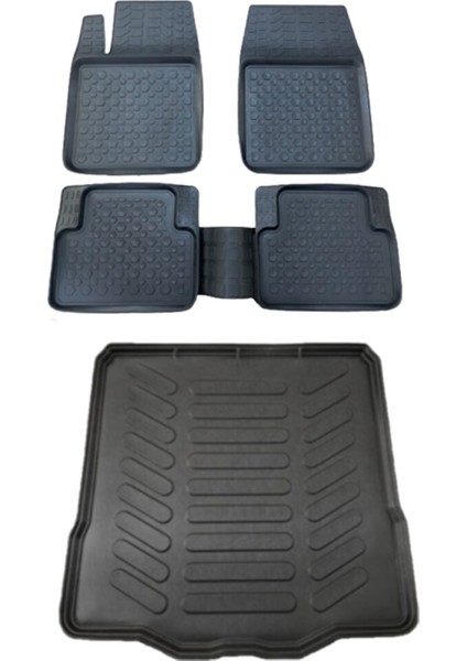 Fiat Egea Hb 2016 Model 3D Bagaj Havuzu+3d Havuzlu Paspas