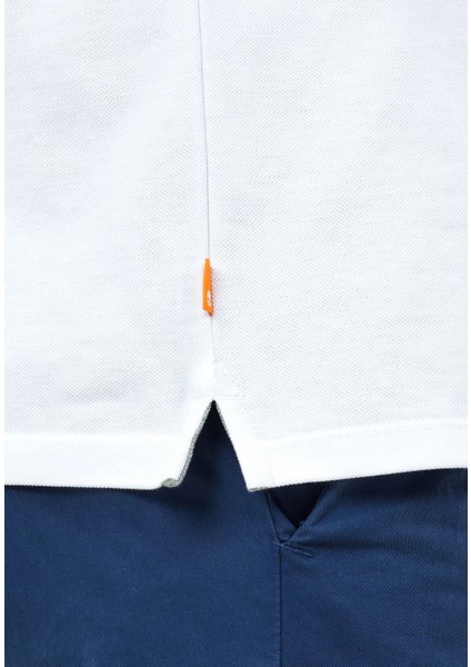 Basic Polo Beyaz Erkek T-Shirt TB0A26N41001 fırsatları