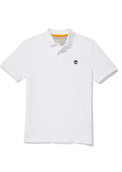 Basic Polo Beyaz Erkek T-Shirt TB0A26N41001 indirimleri