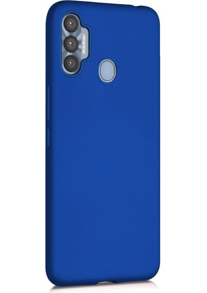 Matte Silicone Tecno Spark 7 Pro Kılıf Mavi fiyatları