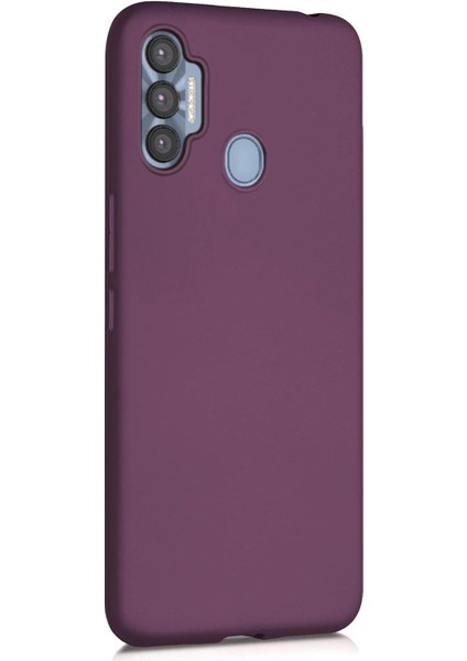 Matte Silicone Tecno Spark 7 Pro Kılıf Mor fiyatları