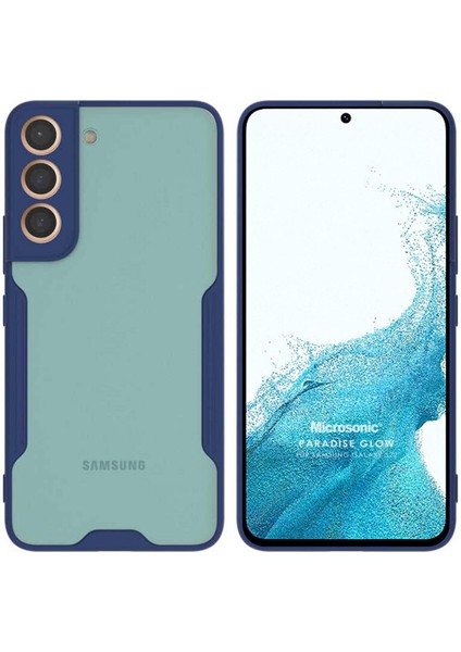 Samsung Galaxy S22 Kılıf Paradise Glow Lacivert