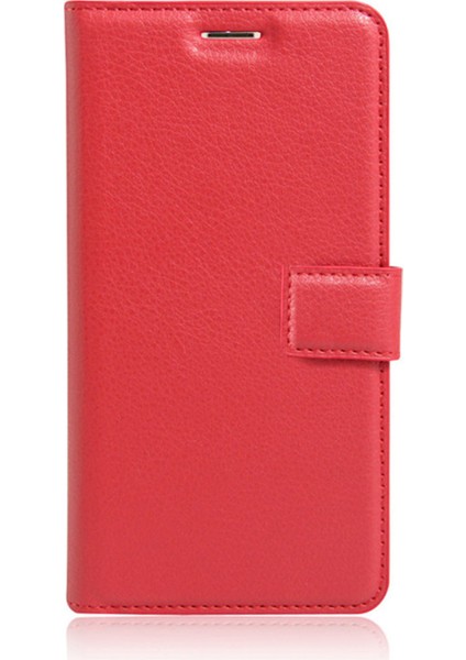 Cüzdanlı Deri iPhone Se 2022 Kılıf Kırmızı fiyatları