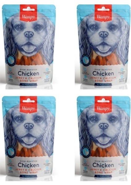 Kalsiyumlu Gerçek Tavuk Köpek Ödülü 100 gr x 4 Adet