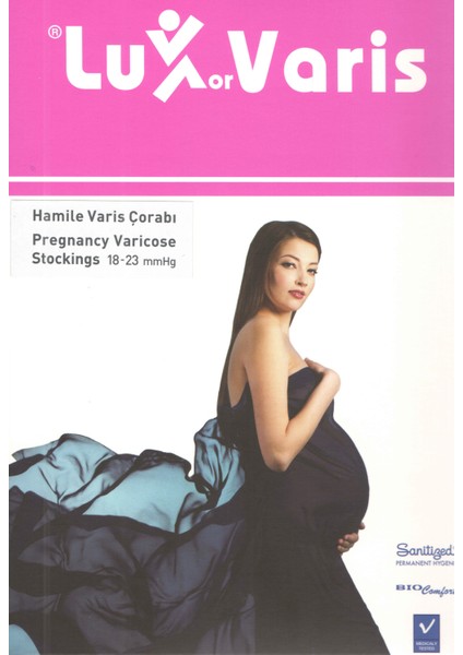 KÜLOTLU HAMİLE VARİS ÇORABI 18-23 mmHg No: 2