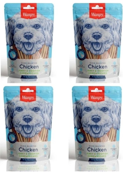 Tavuklu&morina Balıklı Köpek Ödülü 100 gr x 4 Adet