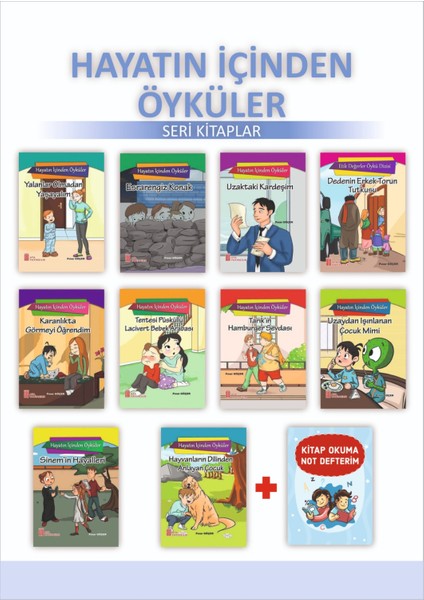 Ata 3. Sınıflar İçin Elma Kurdu Öykü Dizisi + Kitap Okuma Not Defter
