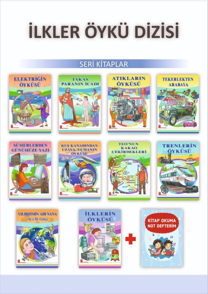 Ata 3. Sınıflar İçin İlkler Öykü Dizisi+Kitap Okuma Not Defteri