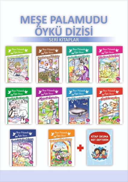 Ata 4. Sınıflar İçin Meşe Palamudu Öykü Dizisi+Kitap Okuma Not Defteri