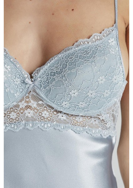 4285 Ikili Saten Gecelik - Sabahlık Takımı indirimleri