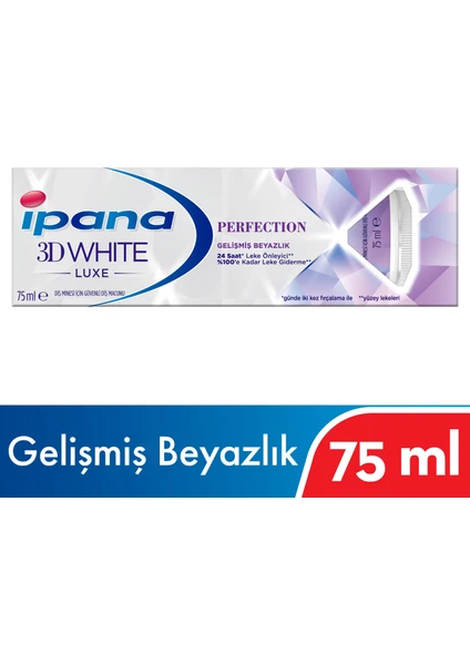 3 Boyutlu Beyazlık Luxe Diş Macunu Perfection Gelişmiş Beyazlık 75 ml