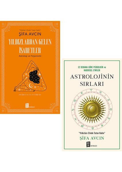 Şifa Avcın 2 Kitap Set / Yıldızlardan Gelen Işaretler - Astrolojinin Sırları