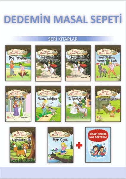 Ata 2. Sınıflar İçin Dedemin Masal Sepeti Öykü Dizisi + Kitap Okuma Not Defteri