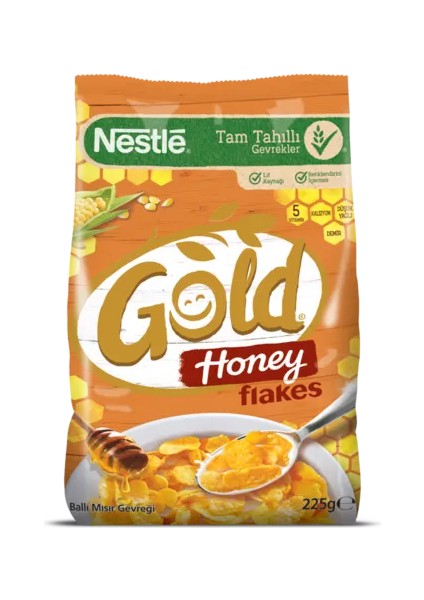 Gold Honey Flakes Ballı Mısır Gevreği 225 G