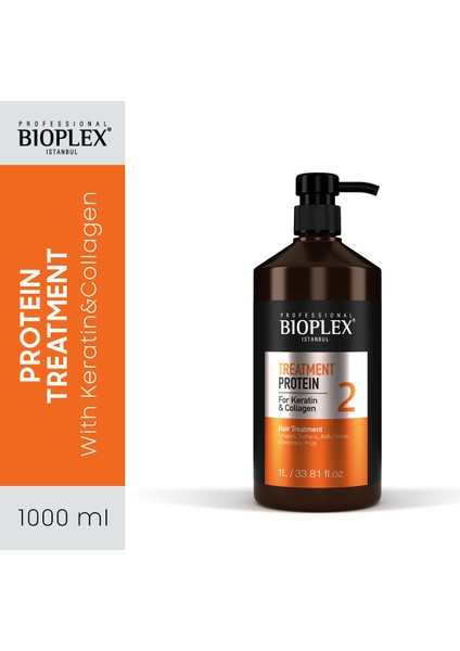 Yıpranmış Saçlar Için Nano Moleküler Keratin Saç Bakım Seti 3 x 1000 ml