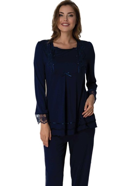 Uzun Kol Lohusa Pijama Takım Effort 2015 modelleri
