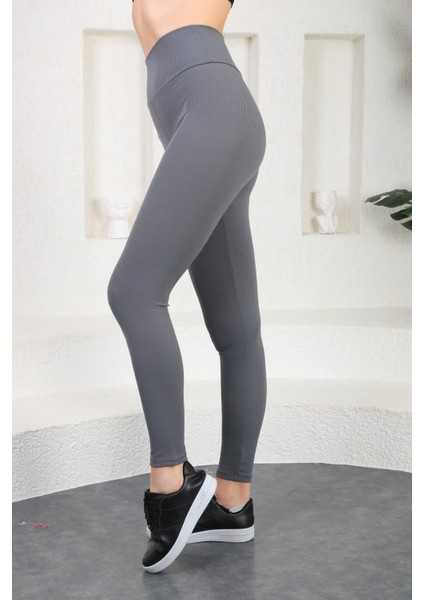 Seamless Yüksek Bel Günlük Spor Kadın Fitilli Tayt modelleri