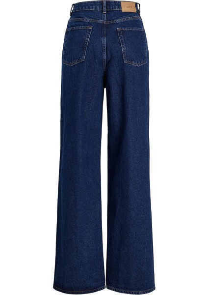 Jxtokyo Wide Hw Cre6001 Noos Düz Koyu Mavi Kadın Denim Pantolon fiyatları