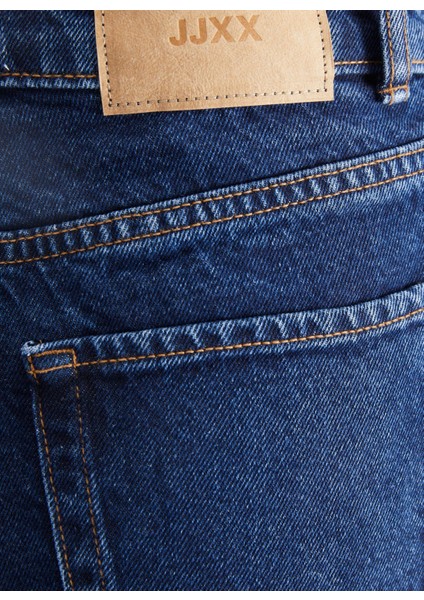 Jxtokyo Wide Hw Cre6001 Noos Düz Koyu Mavi Kadın Denim Pantolon fırsatları