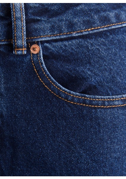 Jxtokyo Wide Hw Cre6001 Noos Düz Koyu Mavi Kadın Denim Pantolon indirimleri