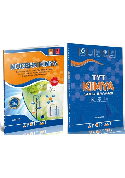 YKS AYT Modern Kimya & TYT Soru Bankası Kimya
