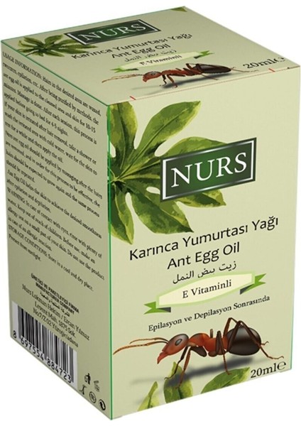 Karınca Yumurtası Yağ 20 ml Nurs