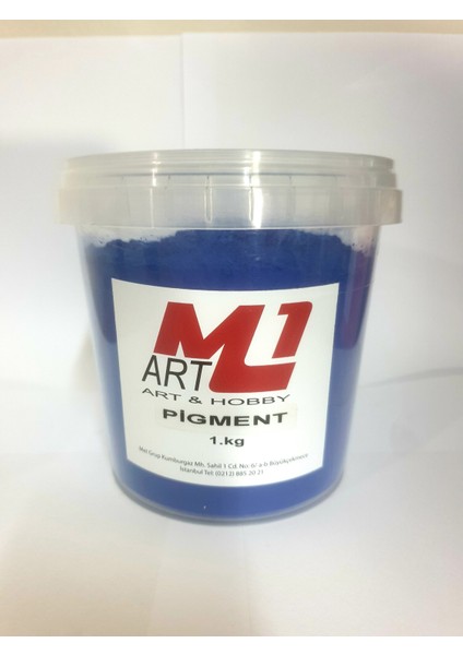 Toz Pigment Boya 1.kg -Epoksi Reçine-Poliüretan Reçine-Polyester Reçine Boyası