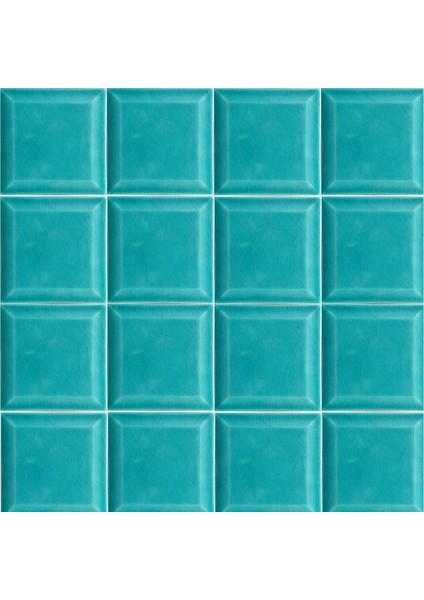 12,5x12,5 Cm Metro Turkuaz Çini Seramik Karo